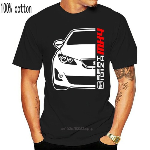 Double Side Espana Ibiza Mk4 Car Auto Black T-Shirt Men Tops