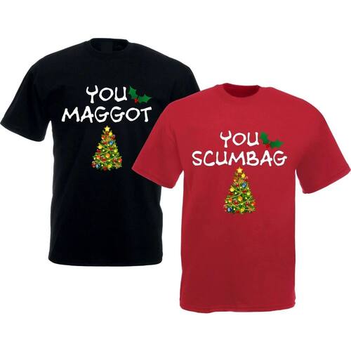 You Scumbag You Maggot Matching Couple T-Shirt His and Hers