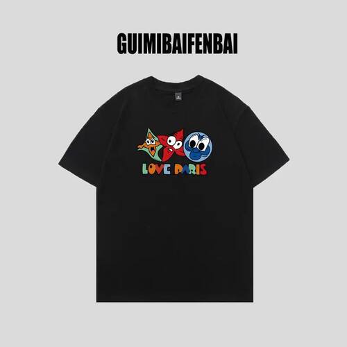 Summer Crew Neck Short-sleeved T-shirt Loose New Men's and W