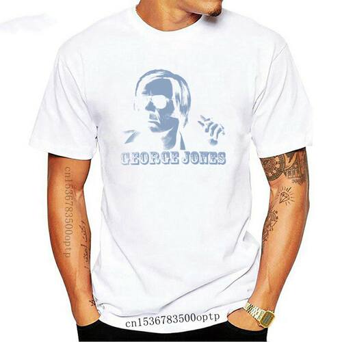 New Popular George Jones Country Music Men's Black T-Shirt S