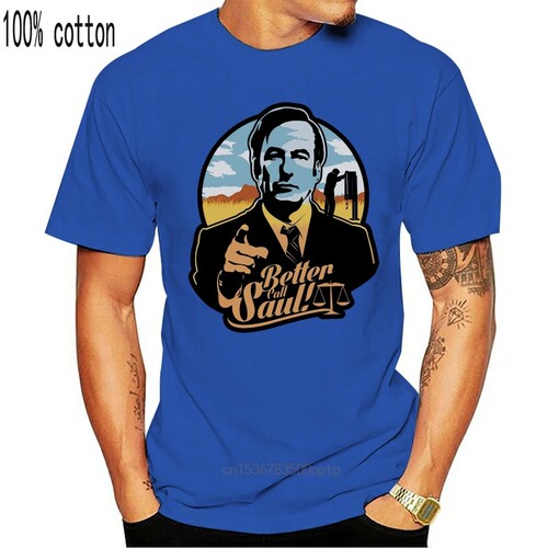 New Fashion Better Call Saul Tshirts Men 100% Cotton Plus Si
