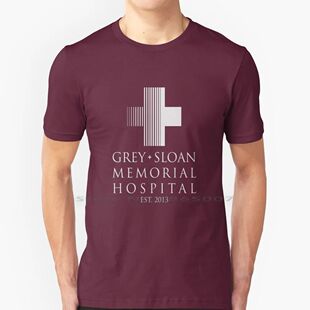 Grey Sloan Memorial Plaque 100% Cotton T Shirt Greys Anatomy