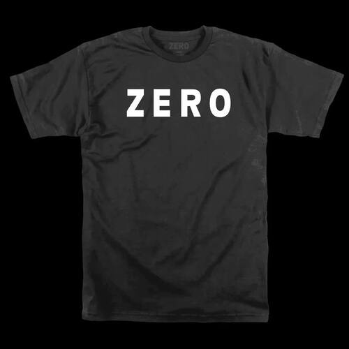2025 New in ZERO Skateboards Vintage Women's Black T-Shirt S