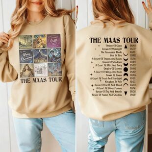 The Maas Tour Sweatshirt Bookish Merch ACOTAR Throne of Glas