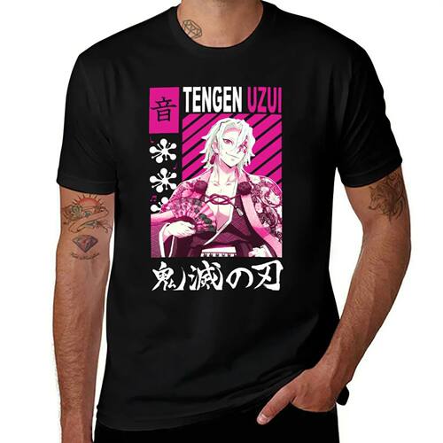 uzui tengen T-Shirt summer tops vintage clothes anime t shir