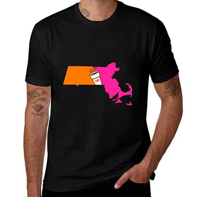 Massachusetts Coffee T-Shirt summer top Personalized t-shirt