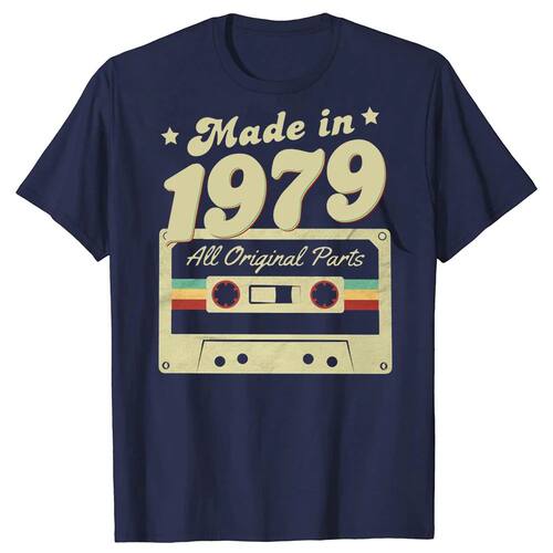 Classic Made In 1979 Cassette 44 Years Old 44th Birthday Gif