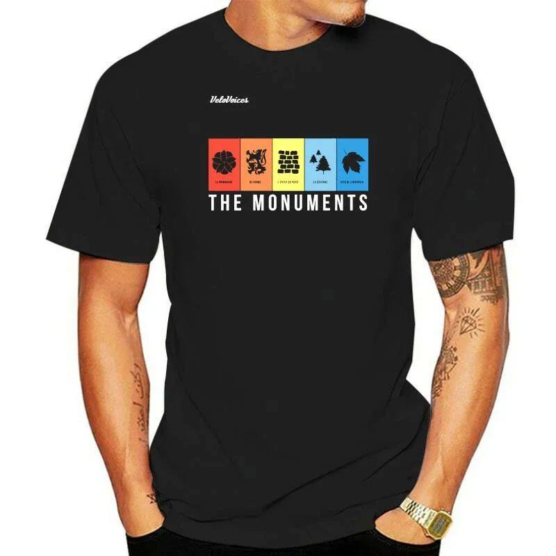 LE VeloVoices Monuments T Shirt Men And Women Cycling Paris - 实物图