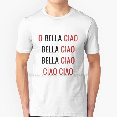 Bella Ciao 100% Cotton T Shirt Bella Ciao El Profesor The Pr