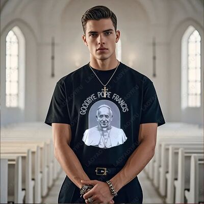 Pope of The Vatican Francis 1936-2025 Graphic T Shirts Thank