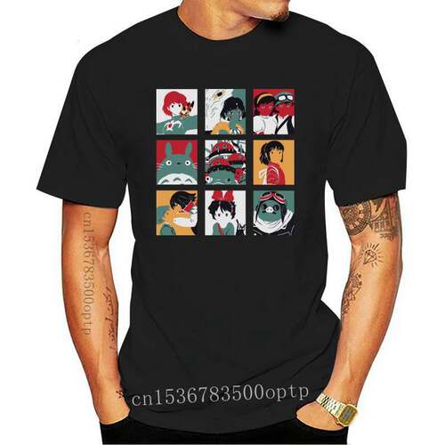 New Studio Ghibli Pop Art Inspired T-Shirt Unisex Men'S & La