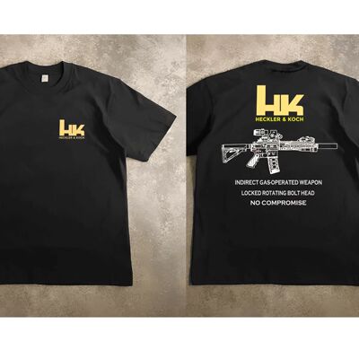 Men's Graphic in Heckler & Koch HK416 T-Shirt 100% Cotton Sw
