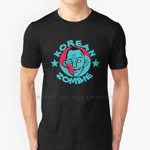 Korean Zombie 100% Cotton T Shirt Fighter White Zombie Orteg