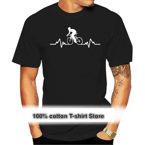 Cyclings Biker Cyclist Heart Beat Pulse T-SHIRT Biker Jersey