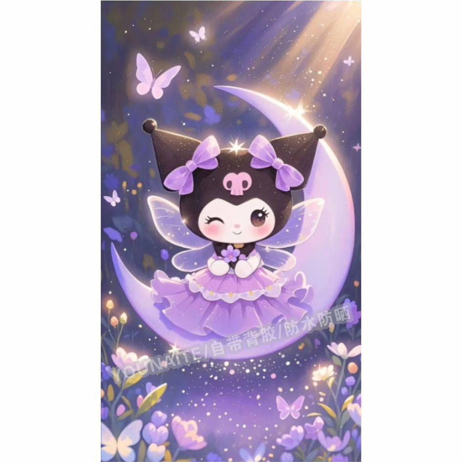 库洛米海报动漫自粘防水墙贴