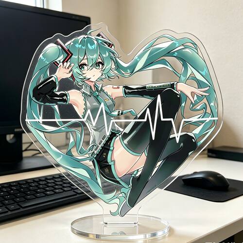 心跳爱心初音未来立牌