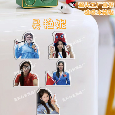 吴艳妮冰箱贴磁吸家居装饰