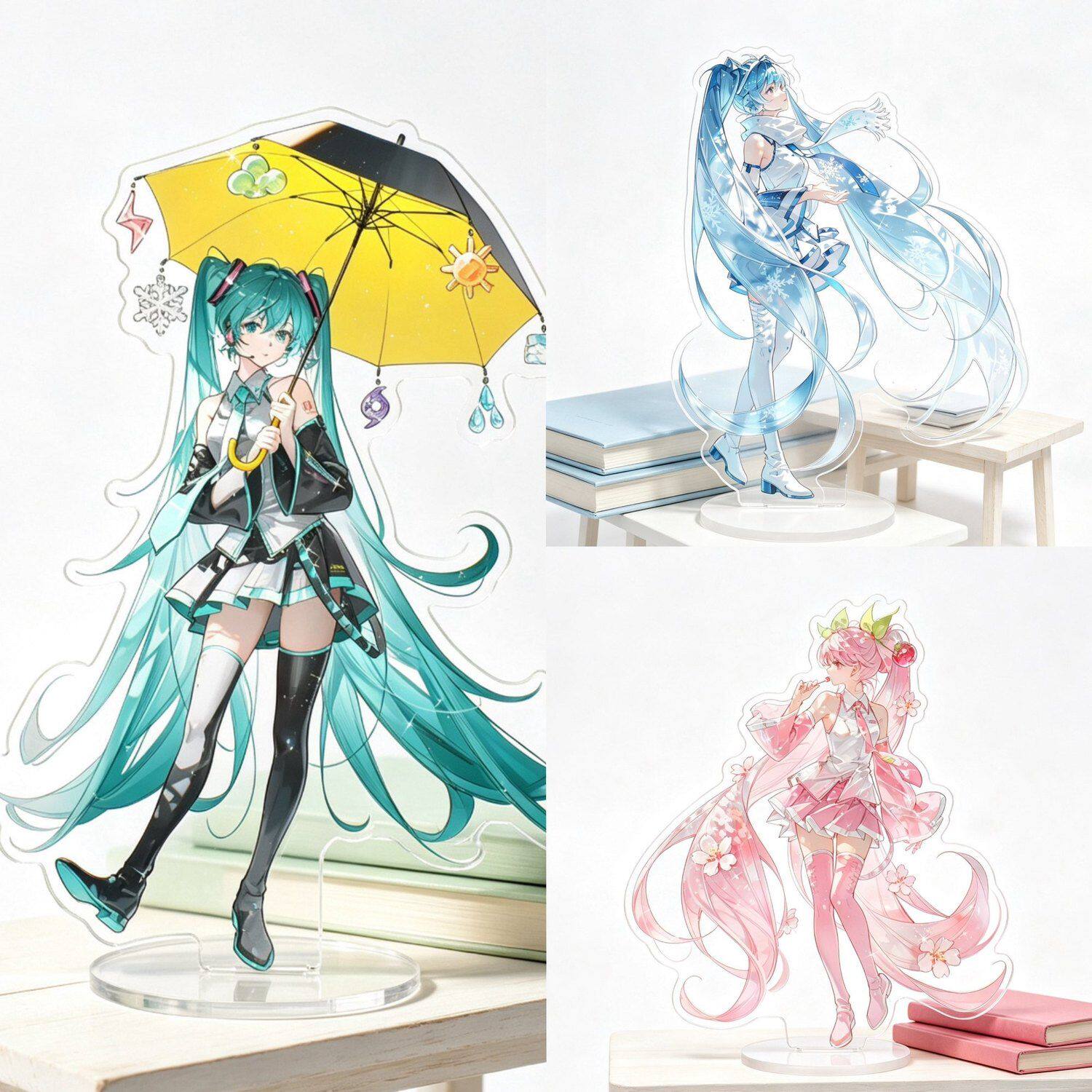 初音未来miku自制亚克力立牌装饰周边二次元动漫高颜值礼物挂件
