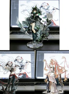 明日方舟音律联觉同人周边Mon3tr蕾缪安维什戴尔W自制立牌