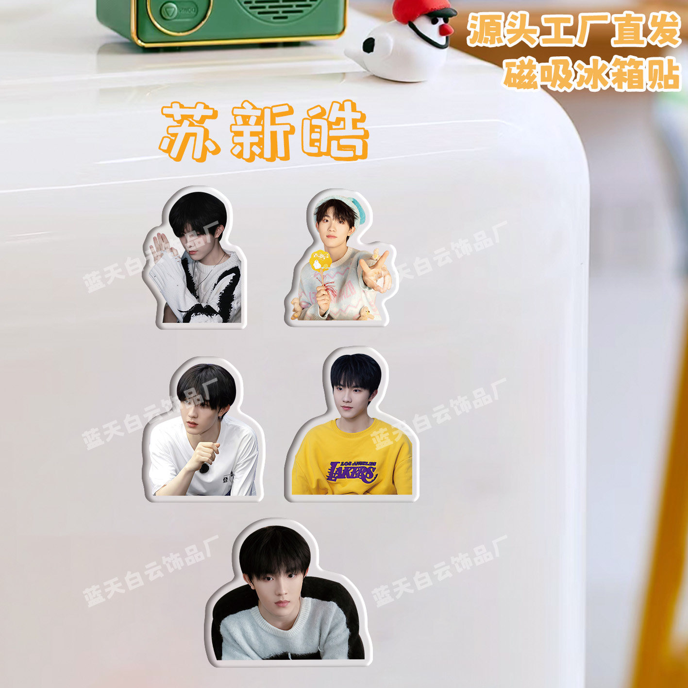 苏新皓冰箱贴磁吸亚克力
