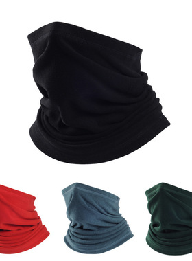 Fleece Warm Winter Windproof Neck Tube Scarf for Men Women