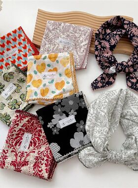 g Scarfs Square Headband Cute Bandana Head Hair Scarf Female