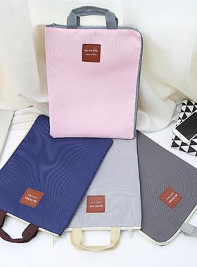 Large Canvas A File Folder Document Bag Business Briefcase