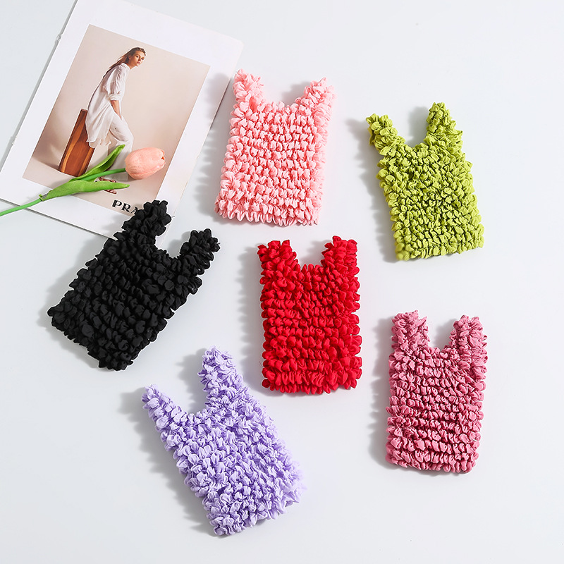 Portable Foldable Tote Bag Magic Bubble Wrinkle Shopping Bag