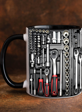 3D Toolbox Multi-Purpose Ceramic Mug Creative Space Design