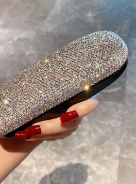 Diamond studded glasses case fashionable for Korean students