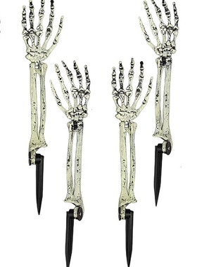 Halloween decoration - realistic hand bone skeleton Hallowee