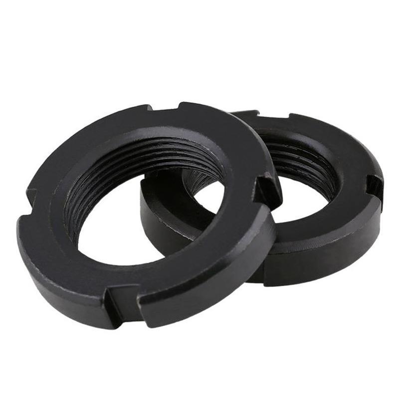 轴承用开槽圆螺母JLN10-M100 台湾防松圆螺母 精密锁紧螺帽 BKJ51