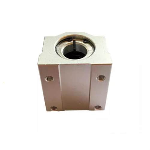 带手柄锁紧箱式滑块SCS16 20 25 30定位光轴锁紧抱紧限位直线