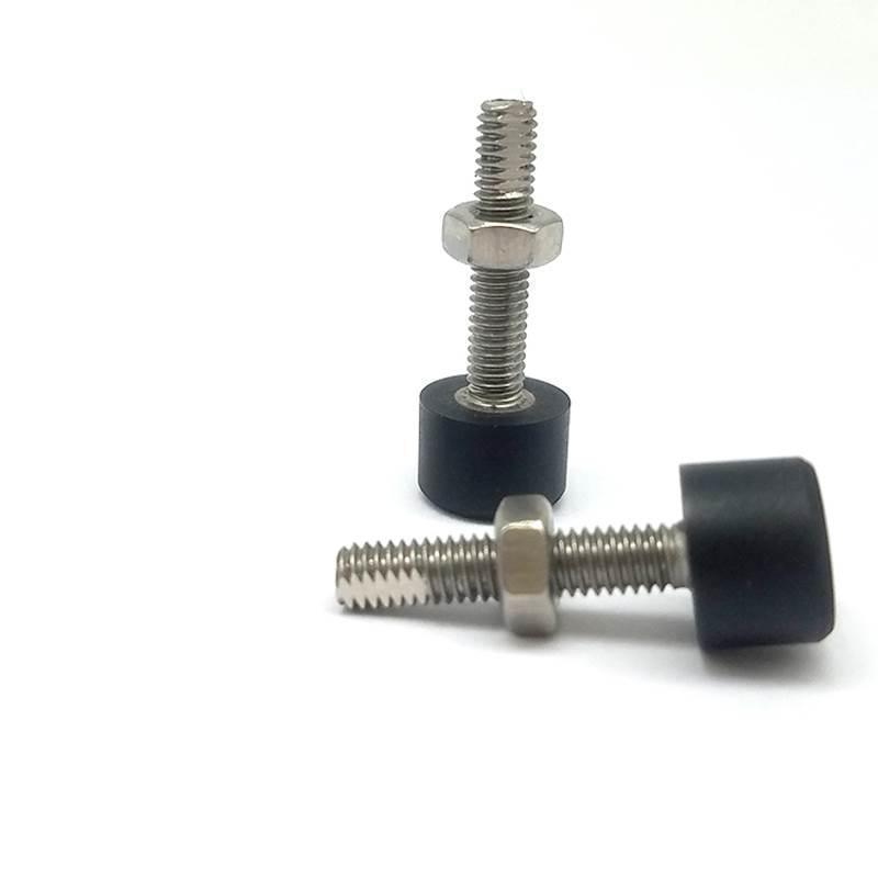 缓冲螺丝TDD01-M3/4/5/6/8/10-L15 20 30 40UNST带低弹性橡胶缓冲