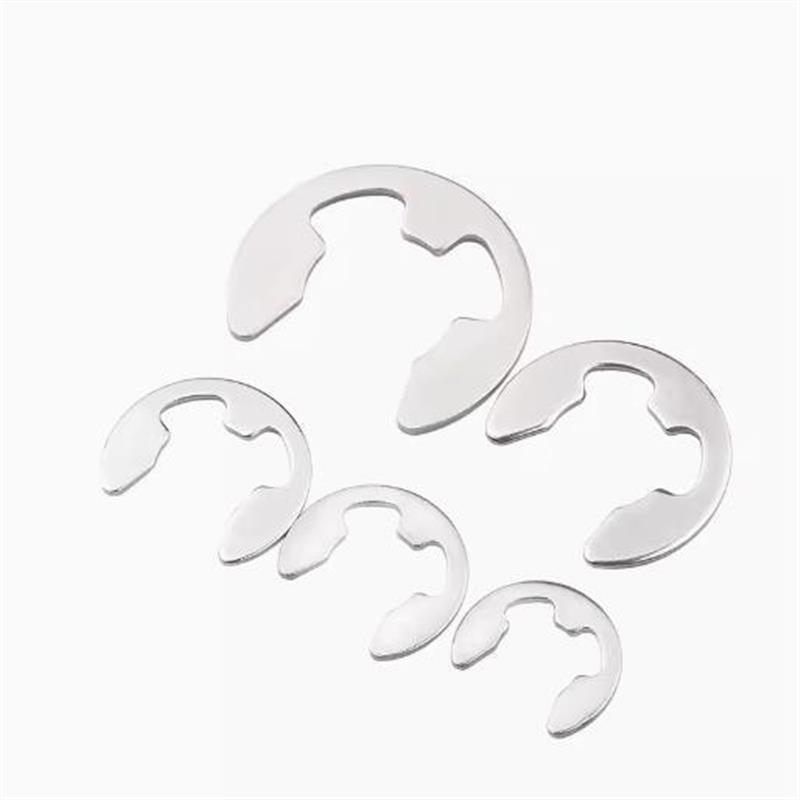 卡簧SUS304不锈钢E型轴用挡圈TAS11/12-1.2/1.5/2/2.5/3/4轴卡环