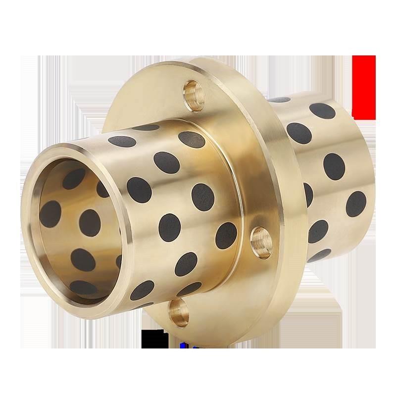 铜合金中间式圆法兰一体无油衬套铜套OFR21 MPCZ8 10 12 13 16 20
