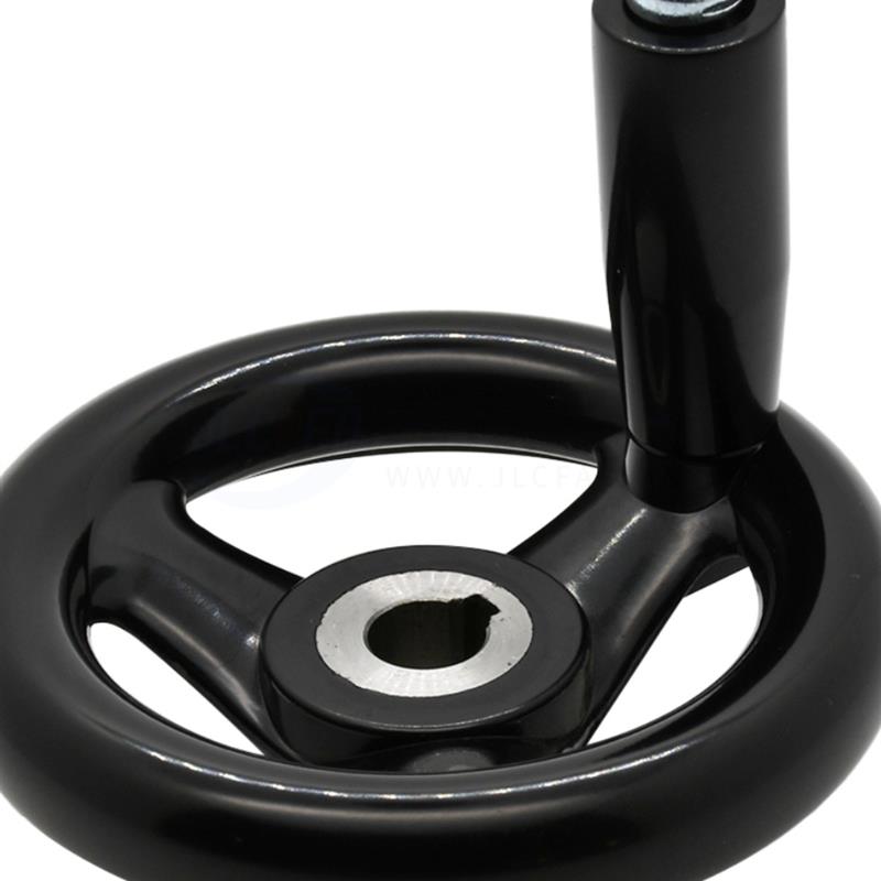 替代键槽孔型圆轮缘手轮 E-HAM01-D100/D125/D160/D200/D250/D300