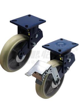 减震防震脚轮平底活动CFP30/31-D100/d125/d150/D200-B-AR-AS/AT