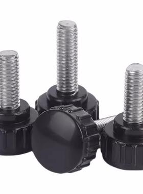 AJSTK3/4/5/6/8-10调整螺栓滚花旋钮型手拧螺螺丝碳钢发黑PAZ61-M