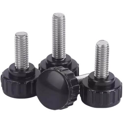 AJSTK3/4/5/6/8-10调整螺栓滚花旋钮型手拧螺螺丝碳钢发黑PAZ61-M