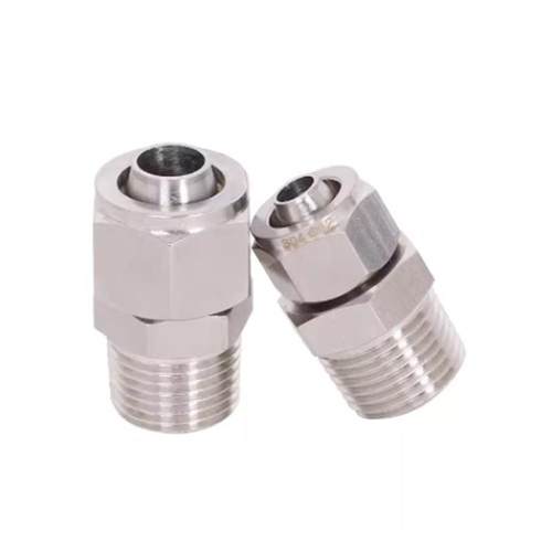 替代米思米 不锈钢橡皮管用接头直管型MCPTK4/6/8/10/12-1/2/3/4