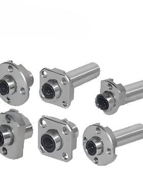 怡合LMJ73/LML73-d6/8/10/12/16达带法兰直线轴承引导式 紧凑型