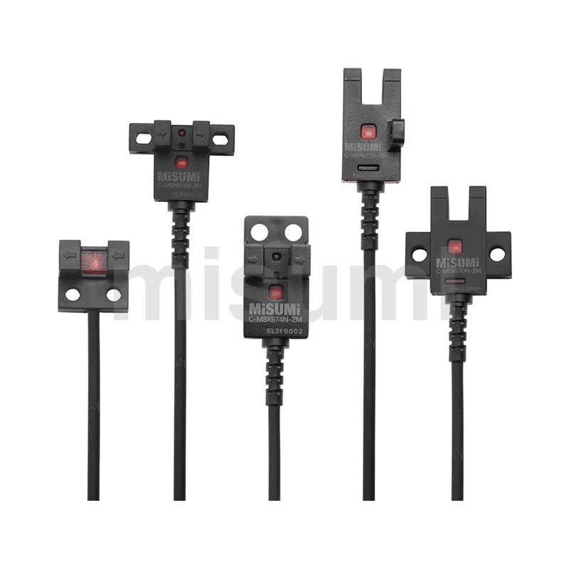 U槽型光电开关C-MSX670N 671N 672N 674N/P-2M带线感应传感器