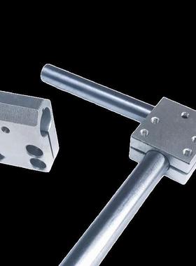 MSMBU连接块T型连接件三通T型夹 NGD14 铝合金机械手支架固定锁紧