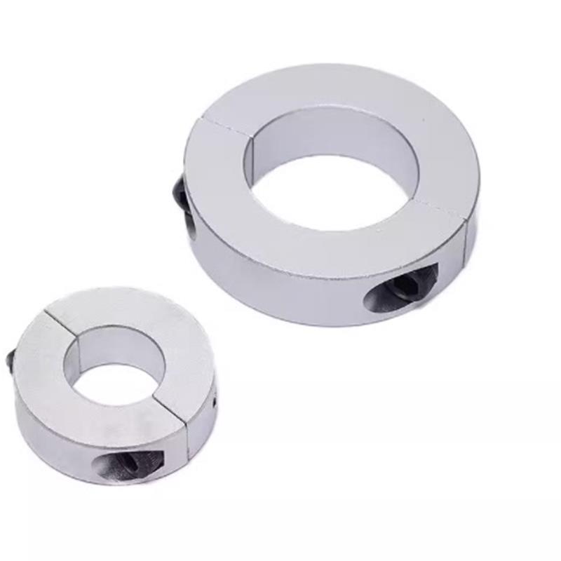 替固定环铝钢轴套FAE01 02 06 21 22 23锁紧环 轴用挡圈开口抱箍