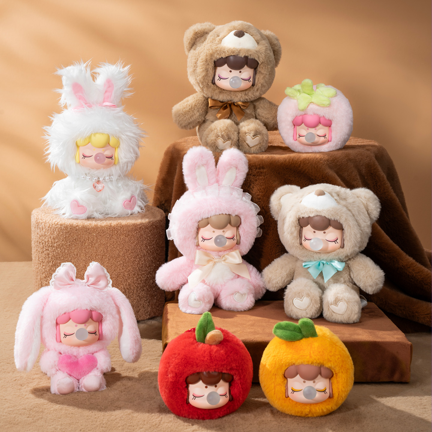 rolife若来Nanci囡茜毛绒玩具盲盒挂件包挂生日礼物