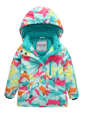 2025新款厂家直销honeyking户外女童保暖舒适儿