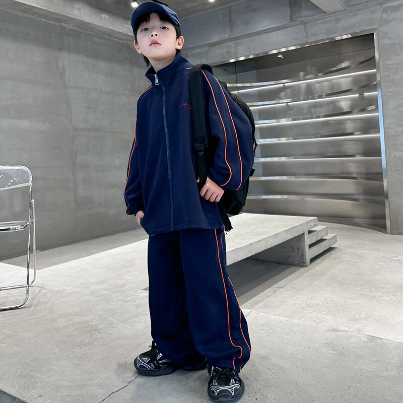 2026新款儿童装男童春装外套套装中大童春秋款男孩运动帅气春