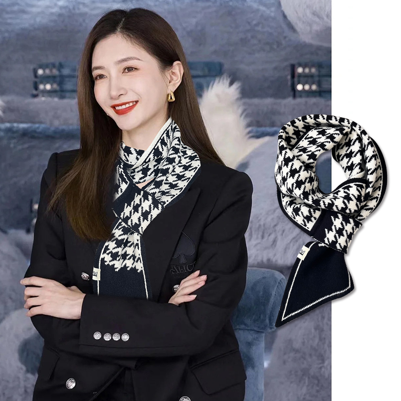 围巾女款2025新款冬季三角巾保暖
