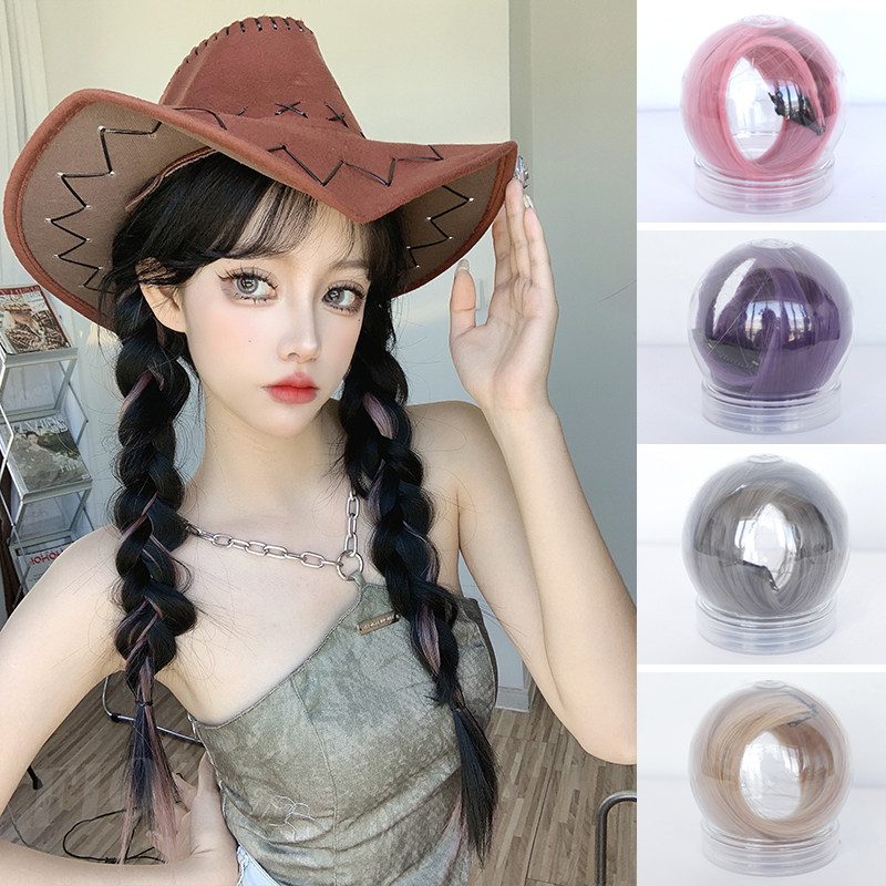 挂耳染假发片女挑染一片式接发彩色增发量蓬松编发绳马尾脏辫麻花,美发护发/假发,直发片,淘宝优惠券,粉丝福利购,淘宝优惠卷